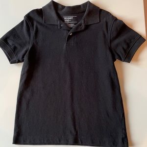 Boys Black Polo, size Small